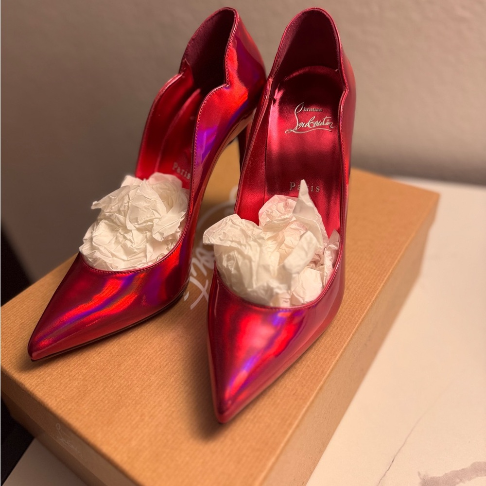 Christian Louboutin Iridescent Pink Heels